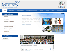Tablet Screenshot of iepmaranata.com.br
